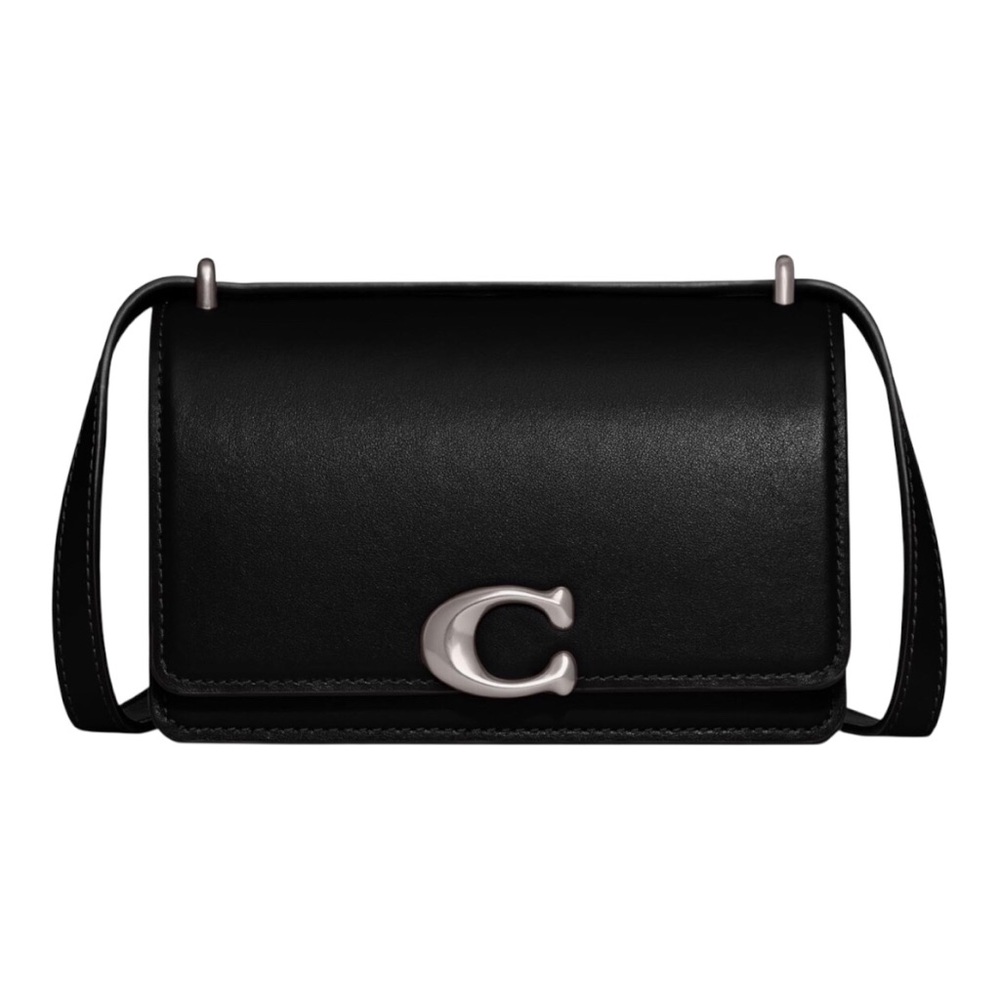 Coach “Bandit” Black Leather Crossbody Bag